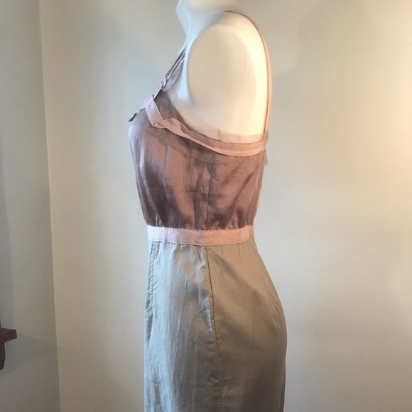 LOFT Ann Taylor Dress, Petite, NWOT (New Without Tags), Ribbons and Mesh, Bronze - Picture 6 of 16